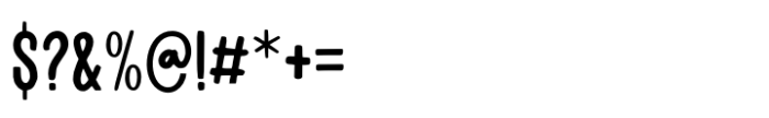Bearskin Regular Font OTHER CHARS