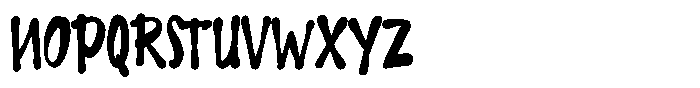 Beasstro Regular Font LOWERCASE