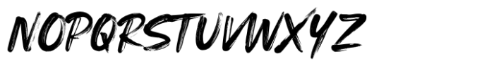 Beast Mode Brush Alt Font UPPERCASE