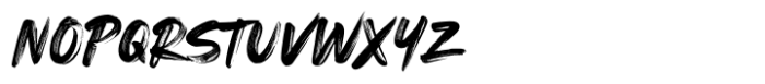 Beast Mode Brush Alt Font LOWERCASE
