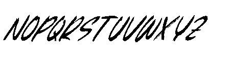 Beasty Strength  Italic Font UPPERCASE