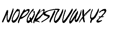 Beasty Strength  Regular Font LOWERCASE