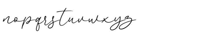 Beatney Font LOWERCASE