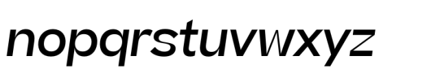 Beatrice Deck Medium Italic Font LOWERCASE