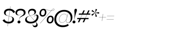Beatrice Display Italic Font OTHER CHARS