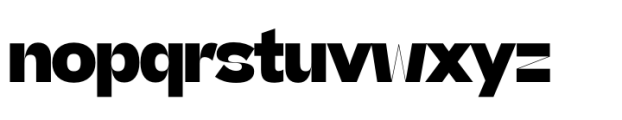Beatrice Display XBd Font LOWERCASE