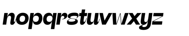 Beatrice Headline Bold Italic Font LOWERCASE
