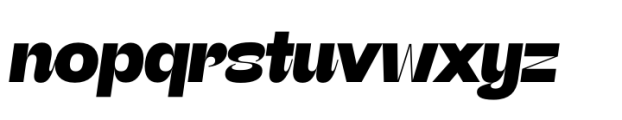 Beatrice Headline Extrabold Italic Font LOWERCASE