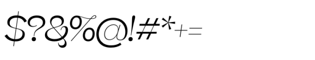 Beatrice Headline Light Italic Font OTHER CHARS