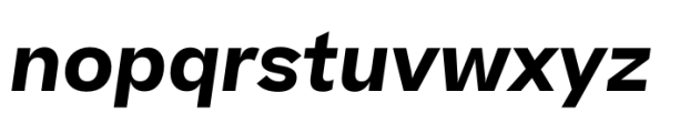 Beatrice Standard Bold Italic Font LOWERCASE