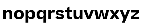 Beatrice Standard Bold Font LOWERCASE