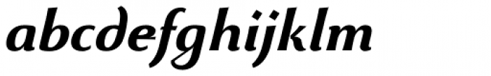 Beatrix Antiqua Bold Italic Font LOWERCASE