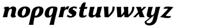 Beatrix Antiqua Extra Bold Italic Font LOWERCASE