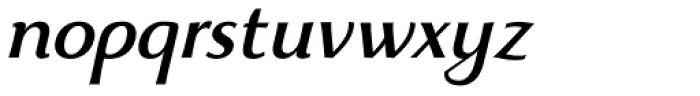 Beatrix Antiqua Medium Italic Font LOWERCASE