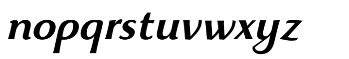 Beatrix Antiqua SemiBold Italic Font LOWERCASE