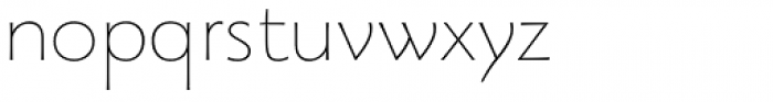 Beatrix Antiqua Thin Font LOWERCASE