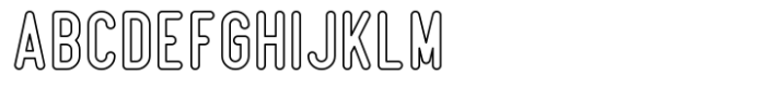 Beatster Outline Font UPPERCASE