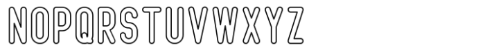Beatster Outline Font LOWERCASE