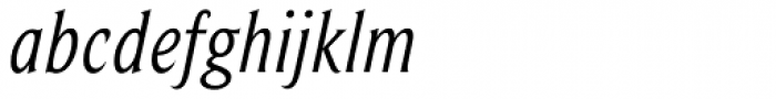 Beaufort Condensed Italic Font LOWERCASE