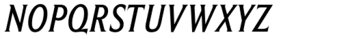 Beaufort Condensed Medium Italic Font UPPERCASE