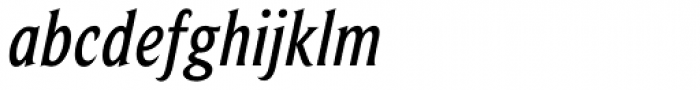 Beaufort Condensed Medium Italic Font LOWERCASE