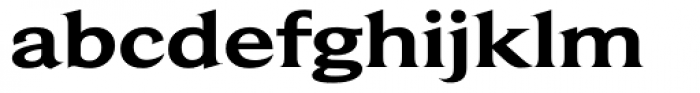Beaufort Extended Bold Font LOWERCASE
