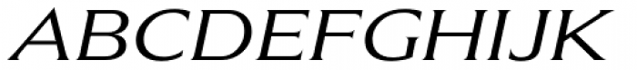 Beaufort Extended Italic Font UPPERCASE
