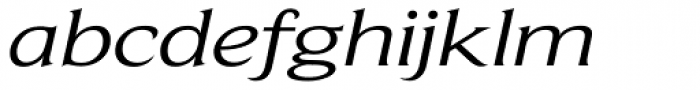 Beaufort Extended Italic Font LOWERCASE