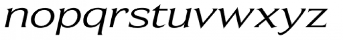 Beaufort Extended Italic Font LOWERCASE