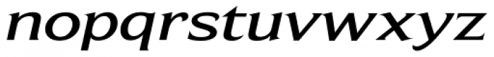 Beaufort Extended Medium Italic Font LOWERCASE