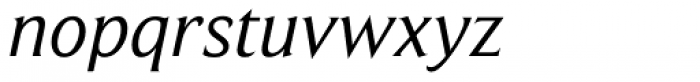 Beaufort Italic Font LOWERCASE