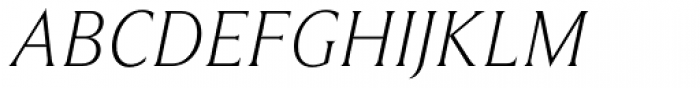 Beaufort Pro Light Italic Font UPPERCASE