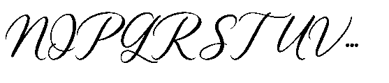 Beautiful Aletha Italic Beautiful Aletha Regular Font UPPERCASE