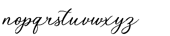 Beautiful Aletha Italic Beautiful Aletha Regular Font LOWERCASE