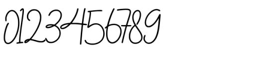 Beautiful Athellin Regular Font OTHER CHARS