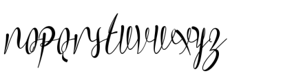 Beautiful Easter Font LOWERCASE
