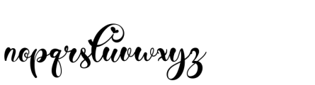 Beautiful Lovely Style Primary Font LOWERCASE