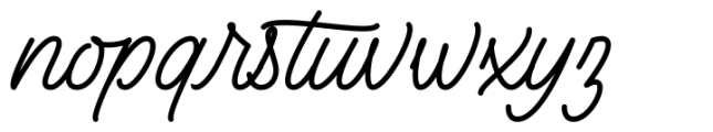 Beautiful Oklahoma Font LOWERCASE