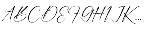 Beautiful Victoria Regular Font UPPERCASE