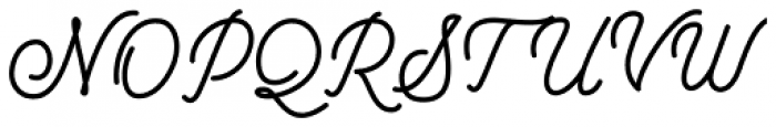 Beautinela Regular Font UPPERCASE