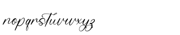 Beauty Autumn Italic Regular Font LOWERCASE