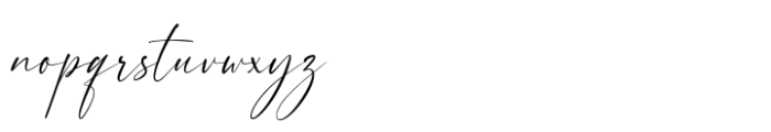 Beauty Handwriting Font LOWERCASE