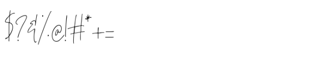 Beauty Signature Font Font OTHER CHARS