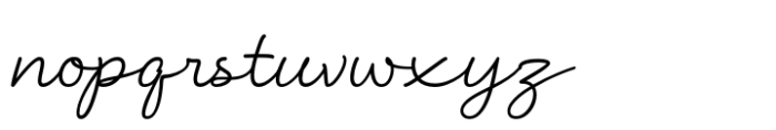 Beauty Story Font LOWERCASE