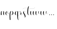 Beauty Valentinos Font LOWERCASE