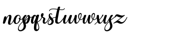 Beauty angel Script Italic Font LOWERCASE