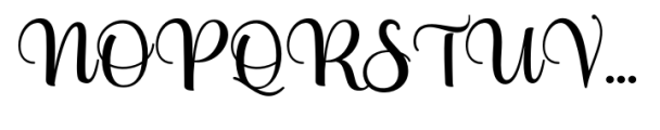 Beauty angel Script Regular Font UPPERCASE