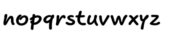 Beaverist Medium Font LOWERCASE