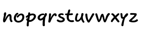 Beaverist Regular Font LOWERCASE