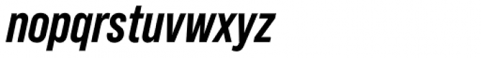 Bebas Neue Pro Bold Italic Font LOWERCASE
